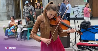 Teen Violinist's Electrifying Performance of 'Money, Money, Money' Will Leave You Mesmerized