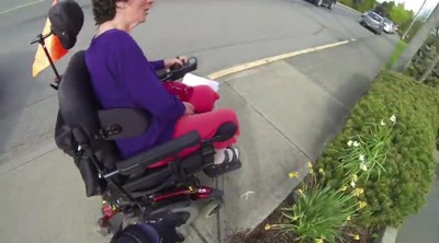 Woman with Disability Gets Help From an Unlikely Place