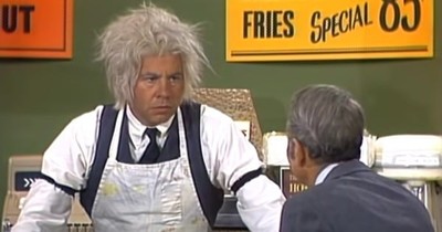 Harvey Korman Stops at a Hot Dog Stand Run by the Oldest Man in Hilarious Sketch