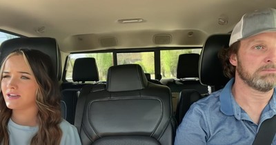 Dad Tries To Hold Back Tears As Daughter Sings In The Car On The Way To Graduation