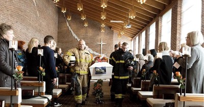 Man With Down-Syndrome Loved Firefighters, So 30 Show Up At His Funeral