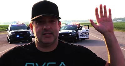 Police Officers Enlist Nascar Driver For Lip Sync Challenge