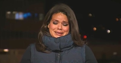 CNN Reporter Sara Sidner Breaks Down On Live TV After Funeral Held In Parking Lot