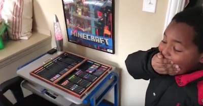 Formerly Homeless 8-Year-Old Has A Tearful Reaction To Getting His Own Room