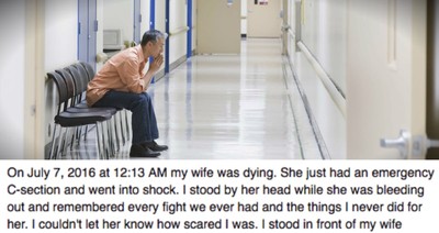 Husband Writes Emotional Letter After Wife Nearly Dies During Labor