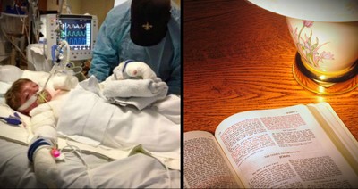Mother Of A Dying Boy Finds Peace In An Open Bible Left In Her Hotel Room