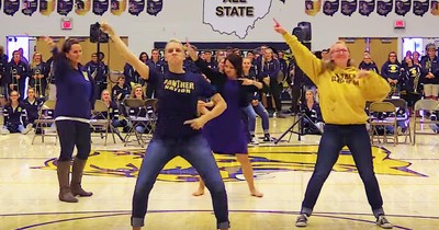 Pep Rally Flash Mob Surprise Is Too Fun To Miss