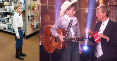 Little Hank Williams Takes Over The Internet After Yodeling In The Middle Of Walmart