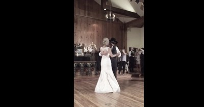 Father Daughter Wedding Dance Has The Whole Crowd Cheering