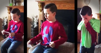 Little Boy Finds Out He Is Going To Be A Big Brother And Cries Happy Tears