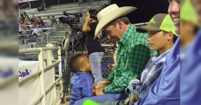 When This Little Boy Met This Stranger At A Rodeo, It Changed His Whole Life!
