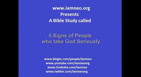 5 signs of people who take God seriously