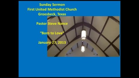 FUMC Sermon - 01/27/2013