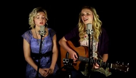 Sisters Sing Grandmother's Favorite Song Amazing Grace (My Chains are Gone) in Perfect Harmony!