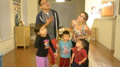 Dancing Family w/ "Love Never Felt So Good"