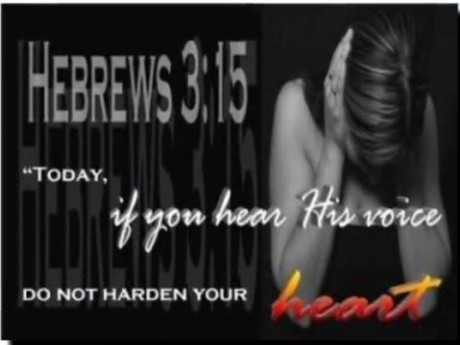 Hebrews 3:1-19. Today if you hear His voice...