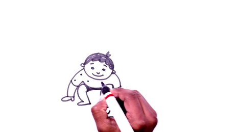 Rainy Day Drawing- Step By Step 