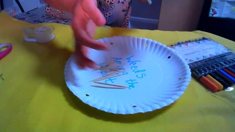 Sunday school craft on Parable of the Wheat and Tares