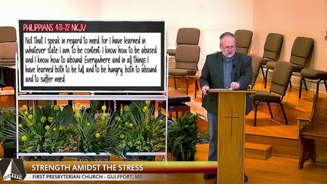 Strength Amidst The Stress
