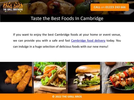 Have a Safe and Fast Cambridge Food Delivery Today