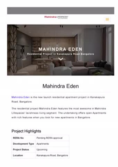 mahindra eden