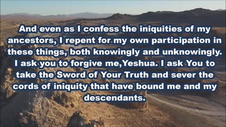 Prayers against generational sins.
