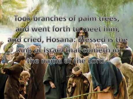In God's Word (John 12:12-13)