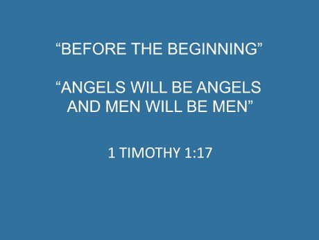 Before the Beginning