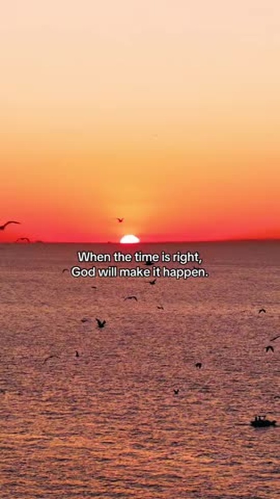 God will make it happen.