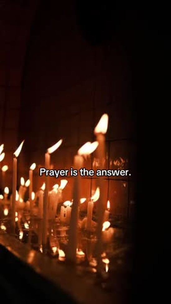 Prayer is the answer.