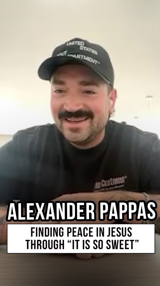 Alexander Pappas on Finding Peace in Jesus Through 'It Is So Sweet'