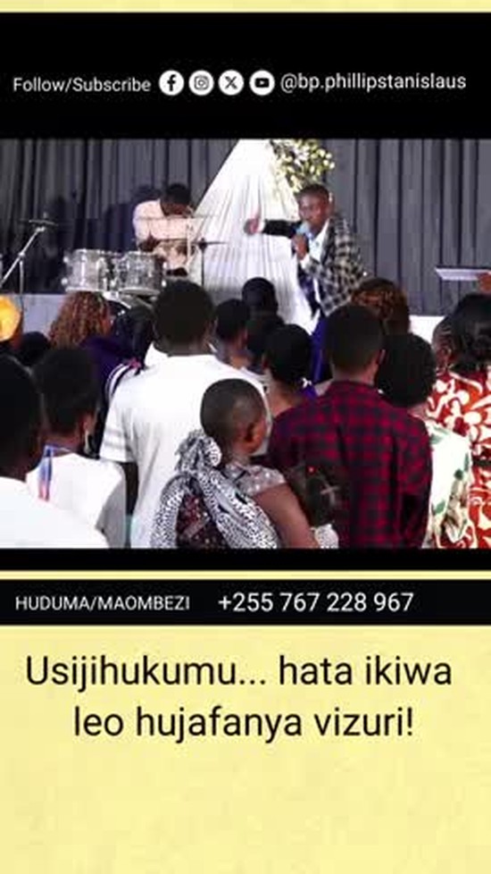 Usijihukumu, wala usilie hata ikiwa leo hujafanya vizuri.