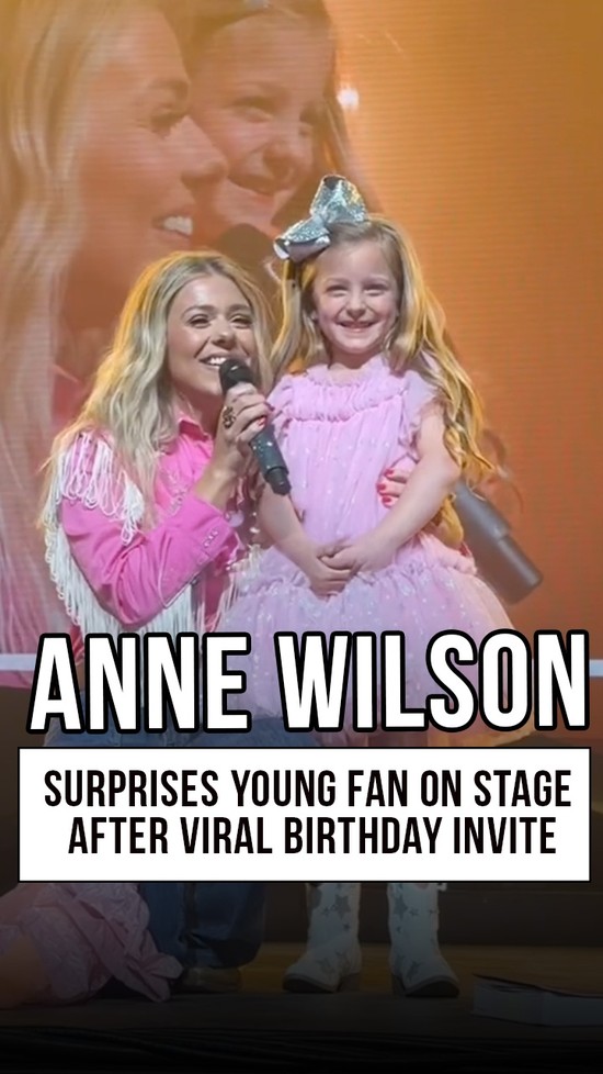 Anne Wilson Surprises Young Fan On Stage After Viral Birthday Invite