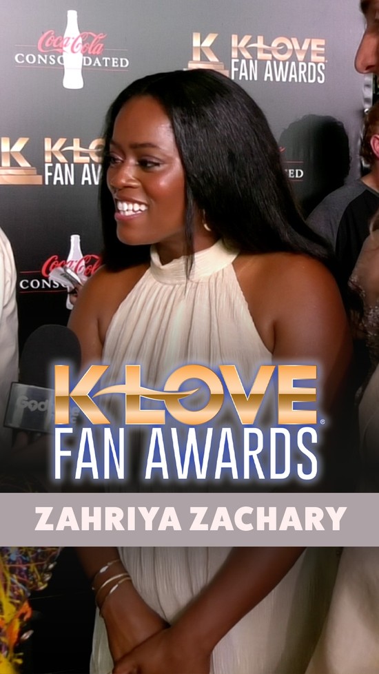 Zahriya Zachary Celebrates Breakout Nomination for “Stay” at K-LOVE Fan Awards