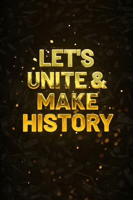 Let's unite & make history ✊