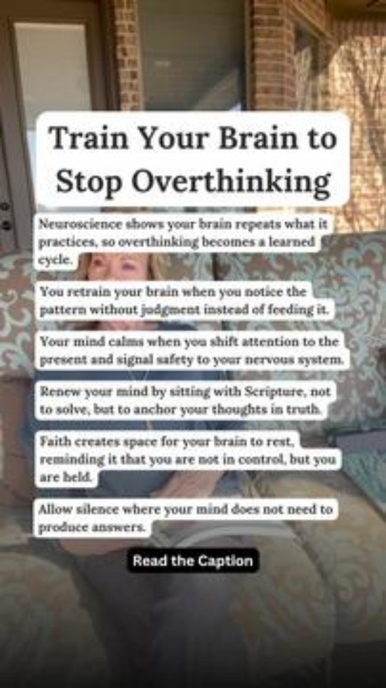 Train Your Brain to Stop Overthinking
