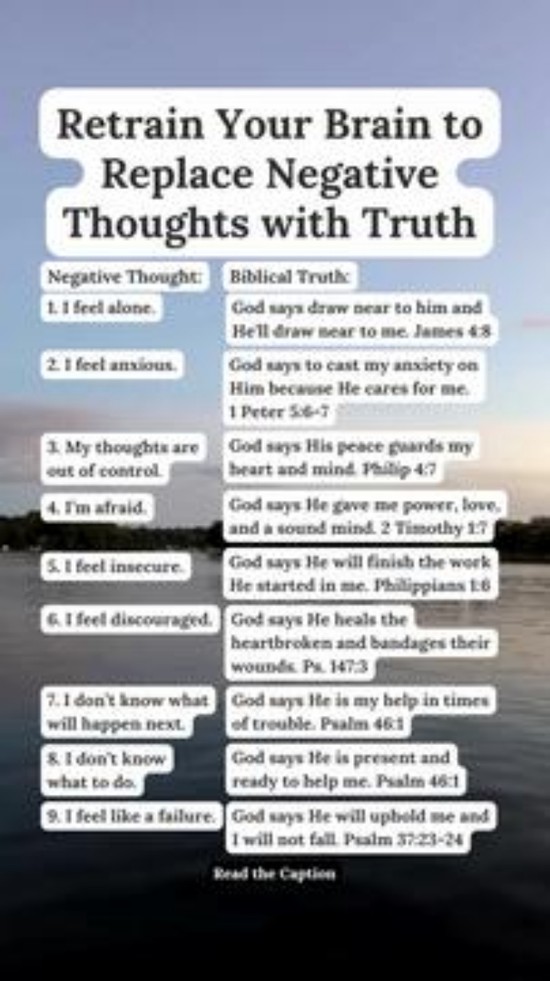 Retrain Your Brain to Replace Negative Thoughts with Truth