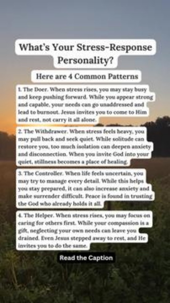What's Your Stress Response Personality?