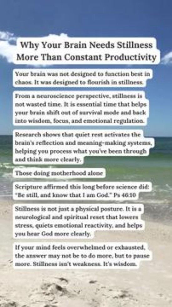 Why Your Brain Needs Stillness More Than Constant Productivity