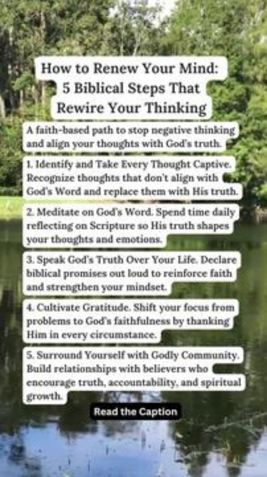 How To Renew Your Mind: 5 Biblical Steps that Rewire Your Thinking