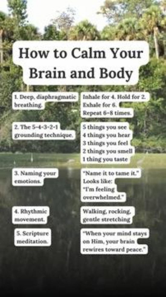 How to Calm Your Brain and Body