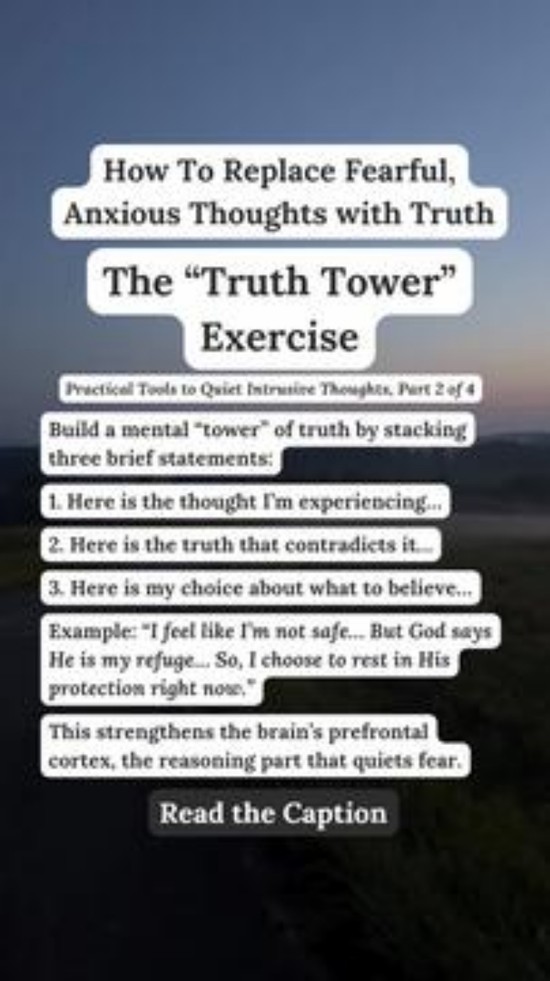 How to Replace Fearful Anxious Thoughts with Truth