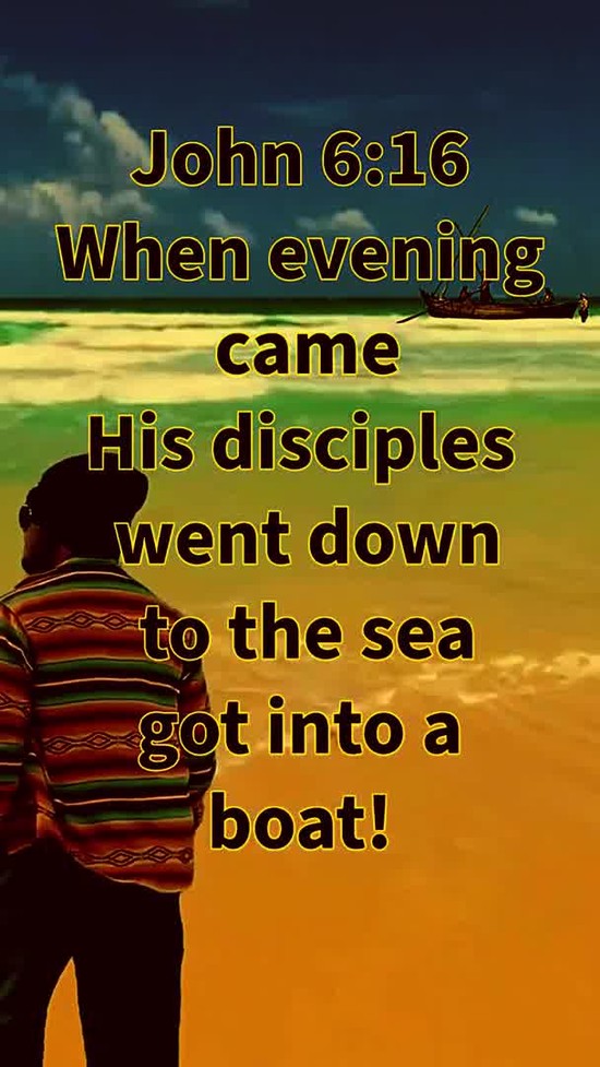 Jesus Walks on Water_John 6:16-21