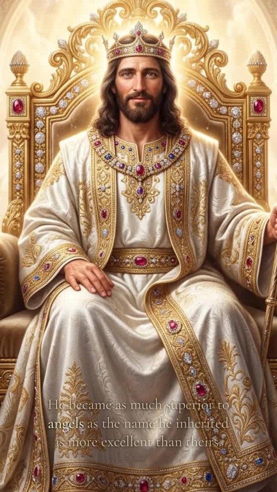 JESUS on HIS THRONE