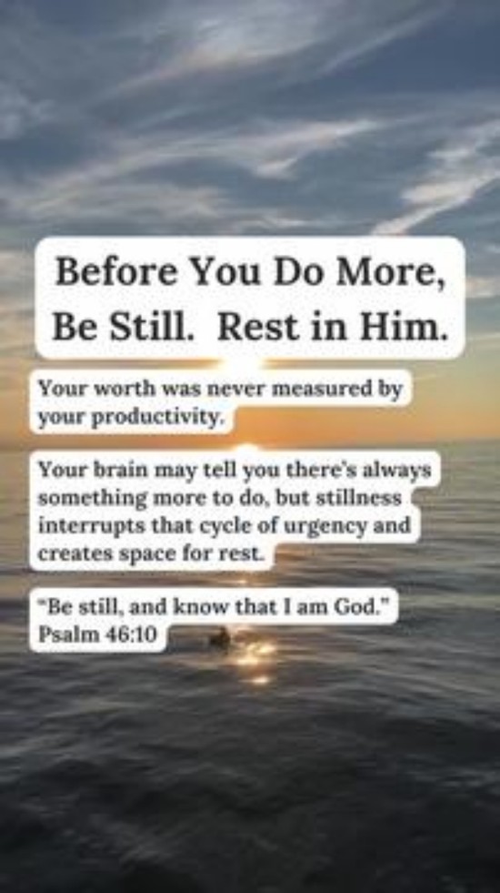 You don’t have to earn your rest.