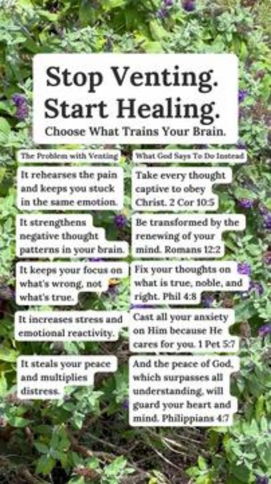 Stop Venting. Start Healing.