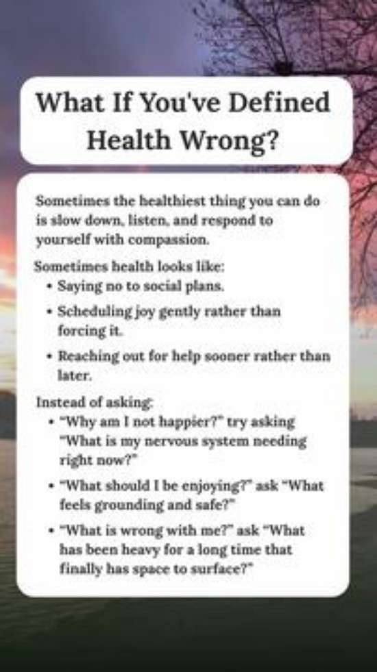 What If You've Defined Health Wrong?