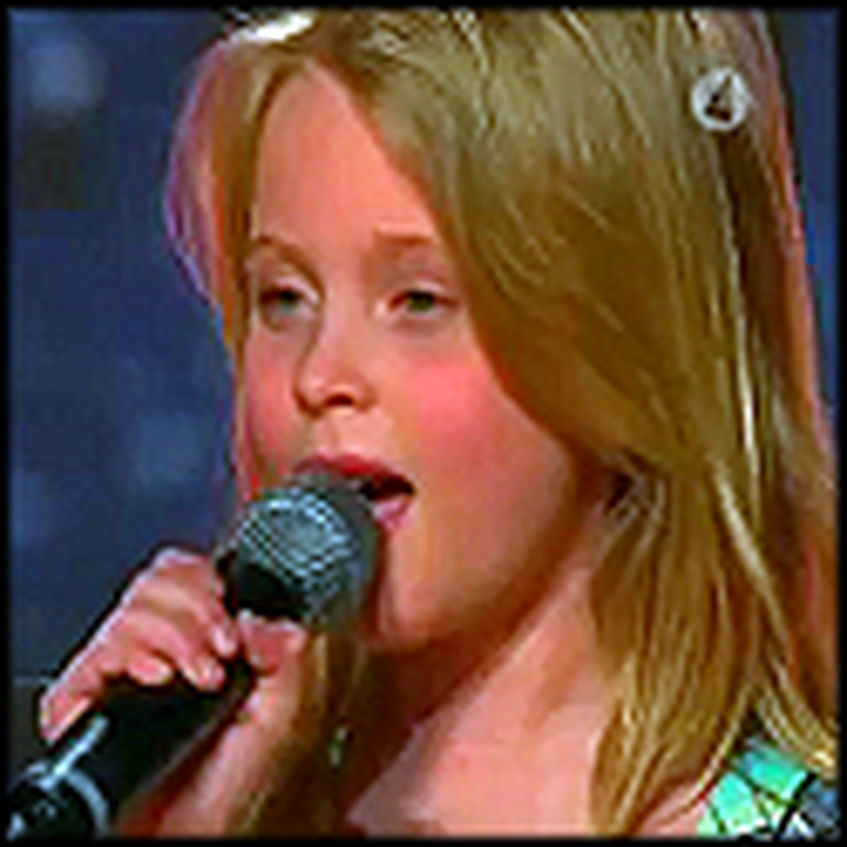 10 Year Old Zara Larsson Sings a Beautiful Moving Song