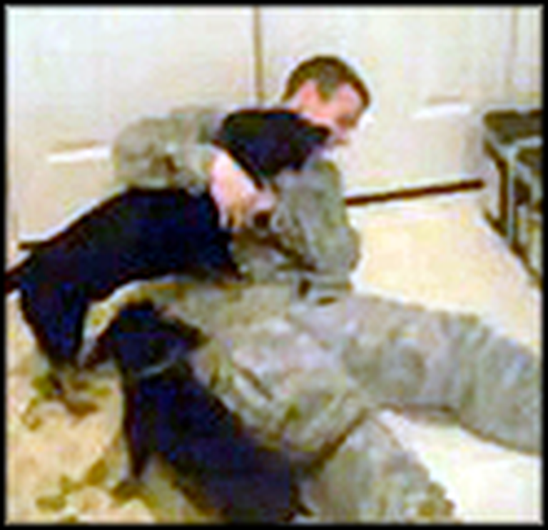 Two Happy Dogs Welcome their Daddy Home From Iraq