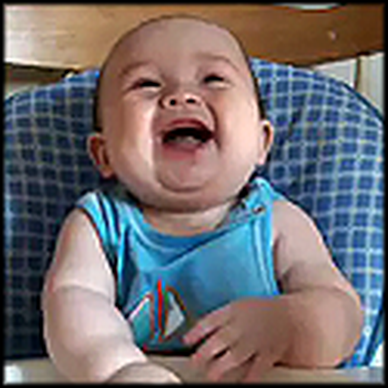 Just a Happy Laughing Baby to Make You Smile - Instant Good Mood :)